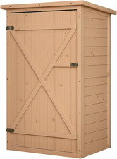 Casetta Da Giardino in Legno Con Tetto Impermeabile, Armadio Porta Attrezzi Da E