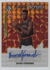 2019 Panini Mosaic Rookie Scripts Orange Prizm Bruno Fernando #RS-BFN Auto 0nm7