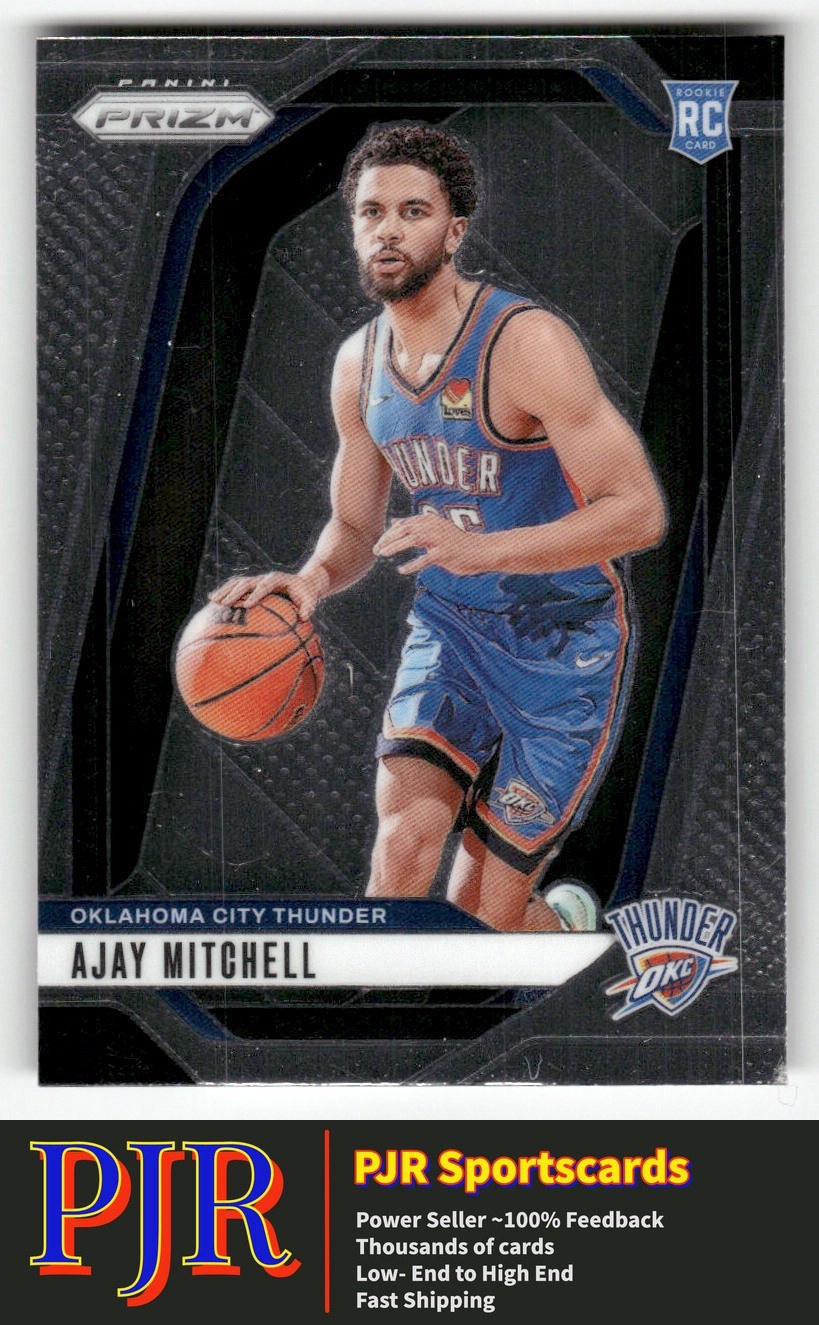 Ajay Mitchell 2024-25 Panini Prizm #226 Oklahoma City Thunder Rookie