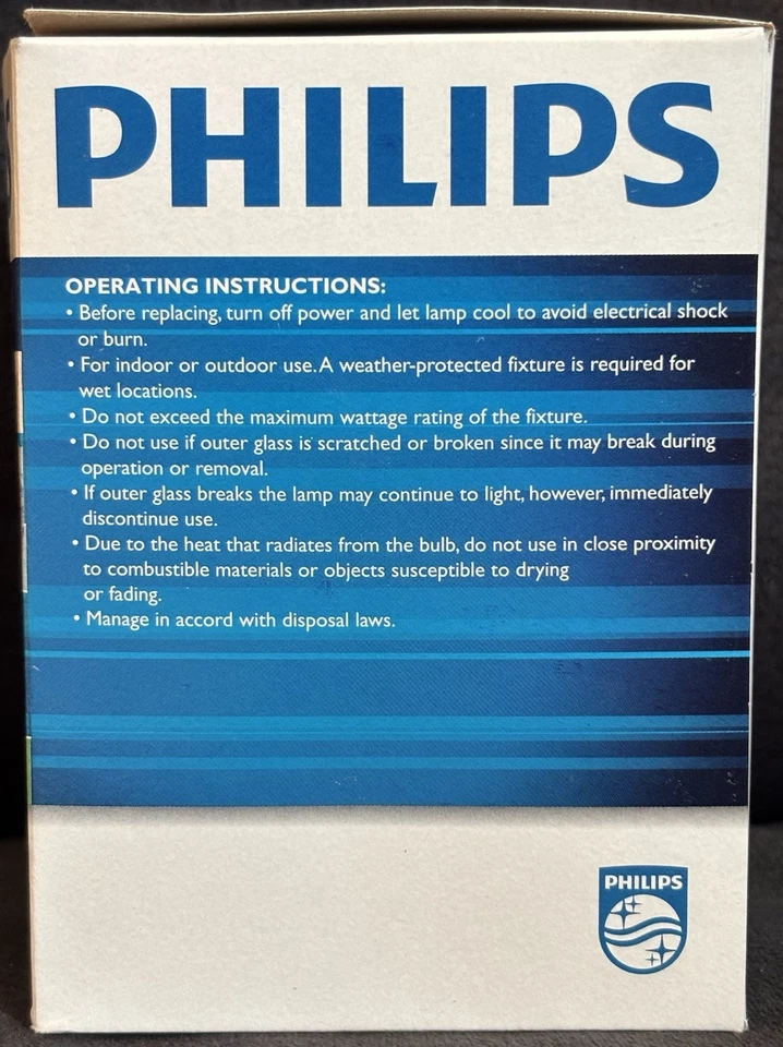 NEW PHILIPS ENERGY ADVANTAGE IR LIGHT/LAMP/BULB 50W PAR30L/IRC/+/WFL40 FLOODS - Image 4 of 4