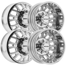 Set Of 4-17 Inch Mayhem 8107d Cogent Dually 8x200 Polished Wheels Rims Set Of 4-17 Inch Mayhem 8107d Cogent Dually 8x200 Polished Wheels Rims
