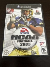 NCAA Football 2005 (Nintendo GameCube, 2004) Tested Works Great Vintage
