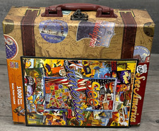 MasterPieces See America 1000 Piece Jigsaw Puzzle Travel Suitcase Box Poster NEW