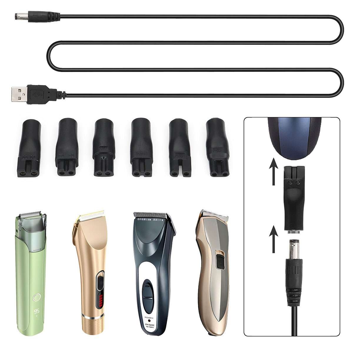 USB Hair Clippers Power Cord for Replacement Charger Adapter Shaver Charging
