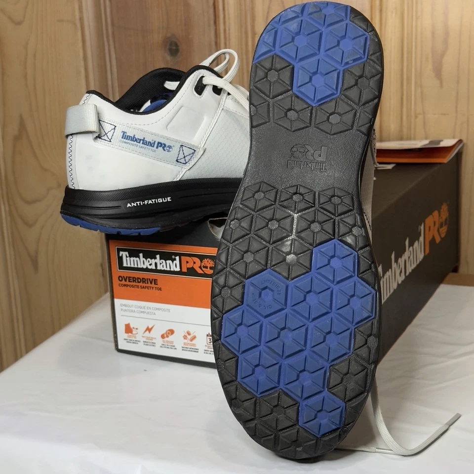 Timberland PRO Overdrive Composite Safety Toe Shoes Gray Men's Size 10 Wide - Image 3 of 4