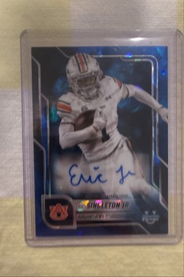2025 Bowman U Chrome Sapphire Edition - Prospect AutoEric Singleton Jr. #BCA-ESI
