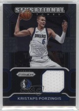 2021-22 Panini Prizm Sensational Swatches Kristaps Porzingis #SW-KPZ 0b0a