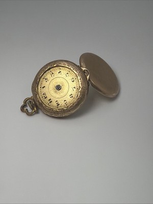 Wadsworth Referee with Cattin-Aubry Movement Gold Filled PARTS Pocket Watch