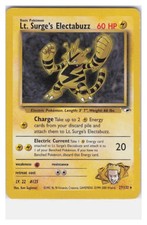 Lt. Surge's Electabuzz (27) Unlimited Rare Gym Heroes 027/132 LP on eBay