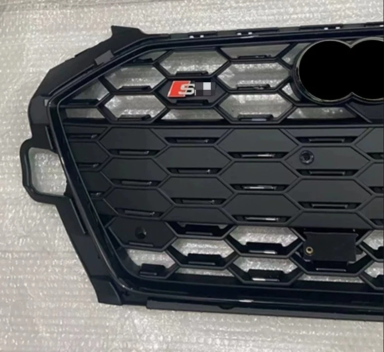 Parrilla de malla delantera de panal para Audi A4 2020 2021 2022 2023 2024 Sport S4 Foto 4 de 4
