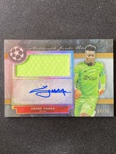 Andre Onana 2020-21 Topps Museum UCL Autograph Jumbo Patch Auto /75 #AJR-AO