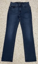 Levi's Jeans Women's Size 8 Straight Leg Mid Rise Stretch Denim Blue 29x31 