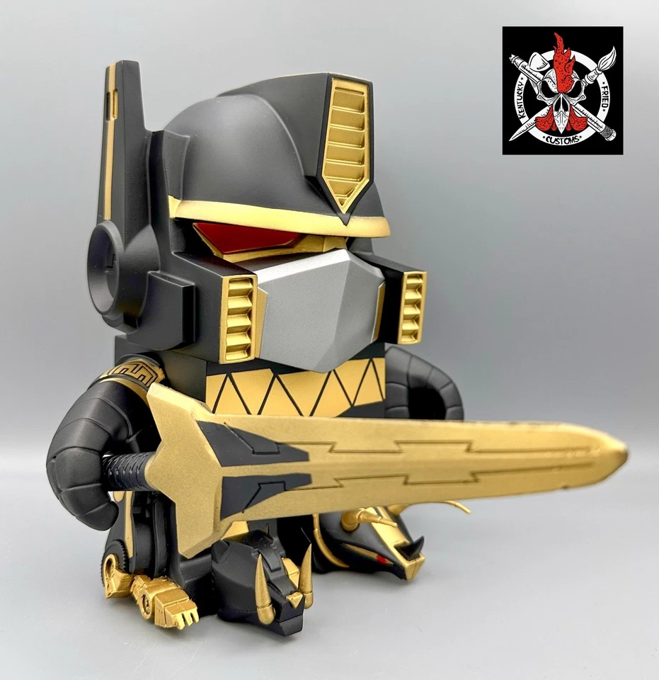 Mighty Morphin Power Rangers Gold & Black Megazord Loyal Subjects 8” KFC Custom - Imagem 2 de 4