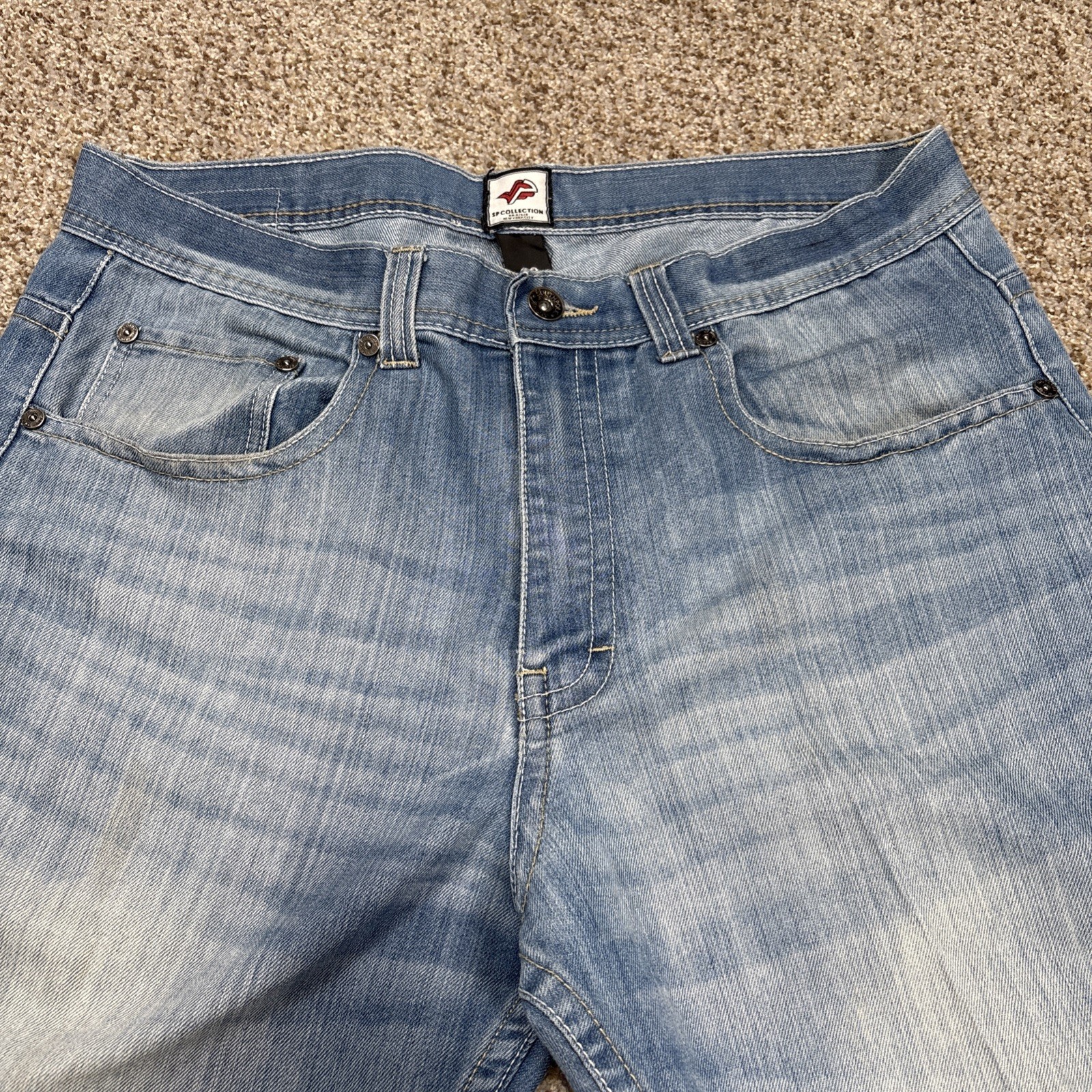 Vtg South Pole Jeans Mens 40 Fits 39 X 31 Hip Hop Skater Pants Sp Collection - View 2