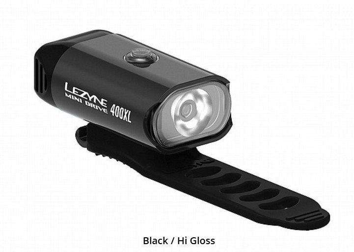 Lezyne Mini Drive 400XL Front Bike Light USB Rechargeable 40