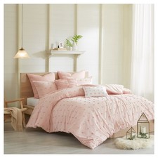5pc Twin/Twin Extra Long Urban Habitat Kay Cotton Jacquard Duvet Cover Set