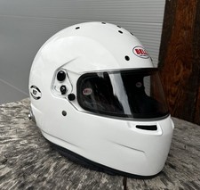Bell RS7 PRO Integralhelm SNELL HANS Integralhelm Weiß Rennen
