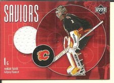 2002-03 Upper Deck Saviors Jerseys #SVRT Roman Turek