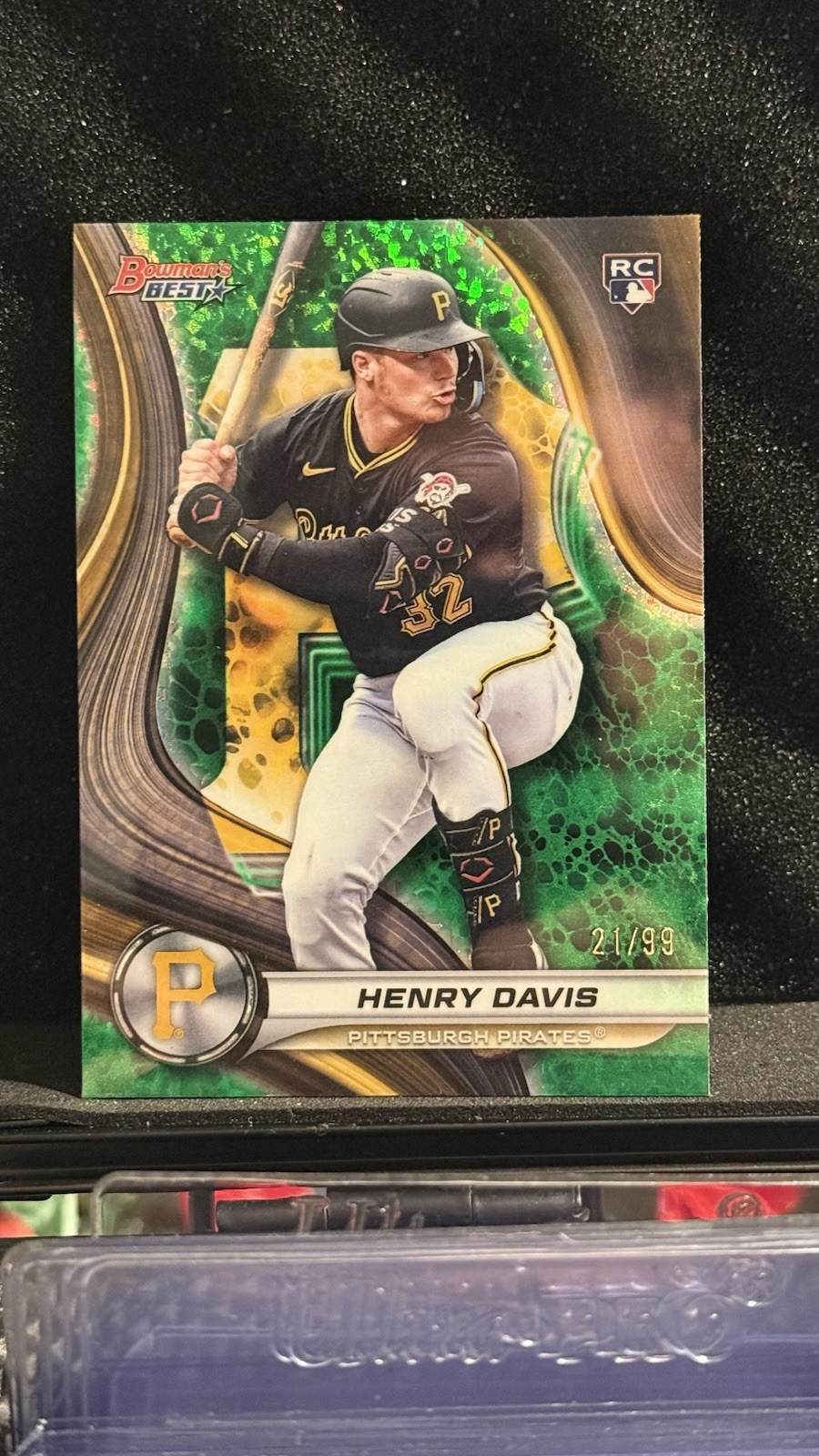 2024 Bowmans Best Henry Davis Green Rookie /99 Pittsburgh Pirates