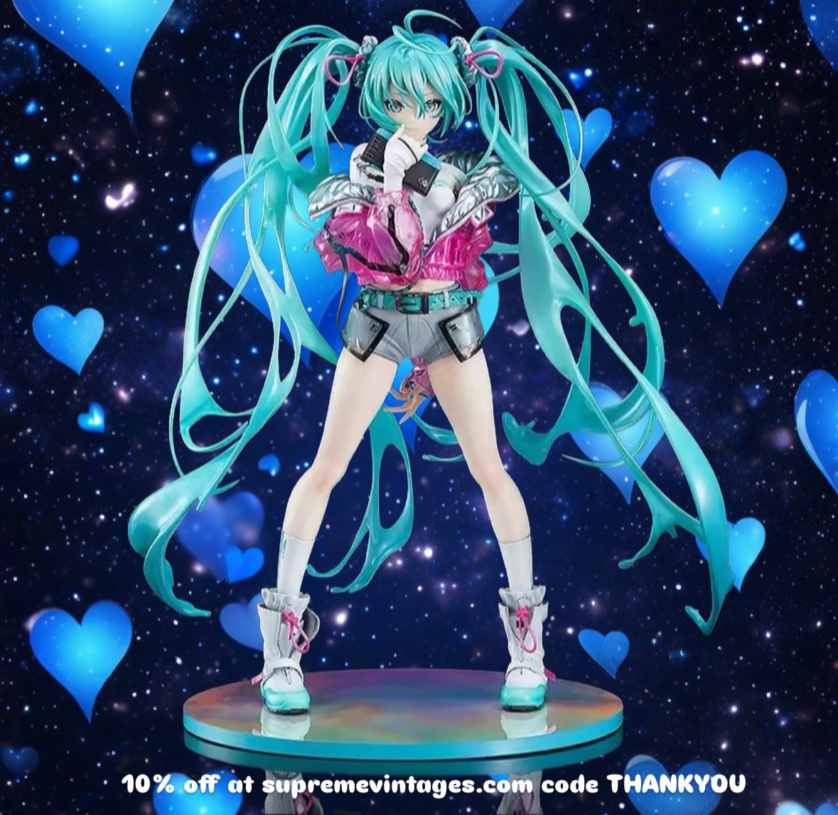 22cm Hatsune Miku Anime Figure Hatsune Miku with SOLWA New With Box