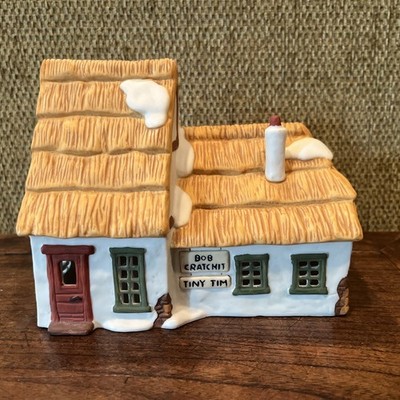 RETIRED DEPT 56 CHRISTMAS CAROL DICKENS SERIES BOB CRACHIT TINY TIM VILLAGE 1986