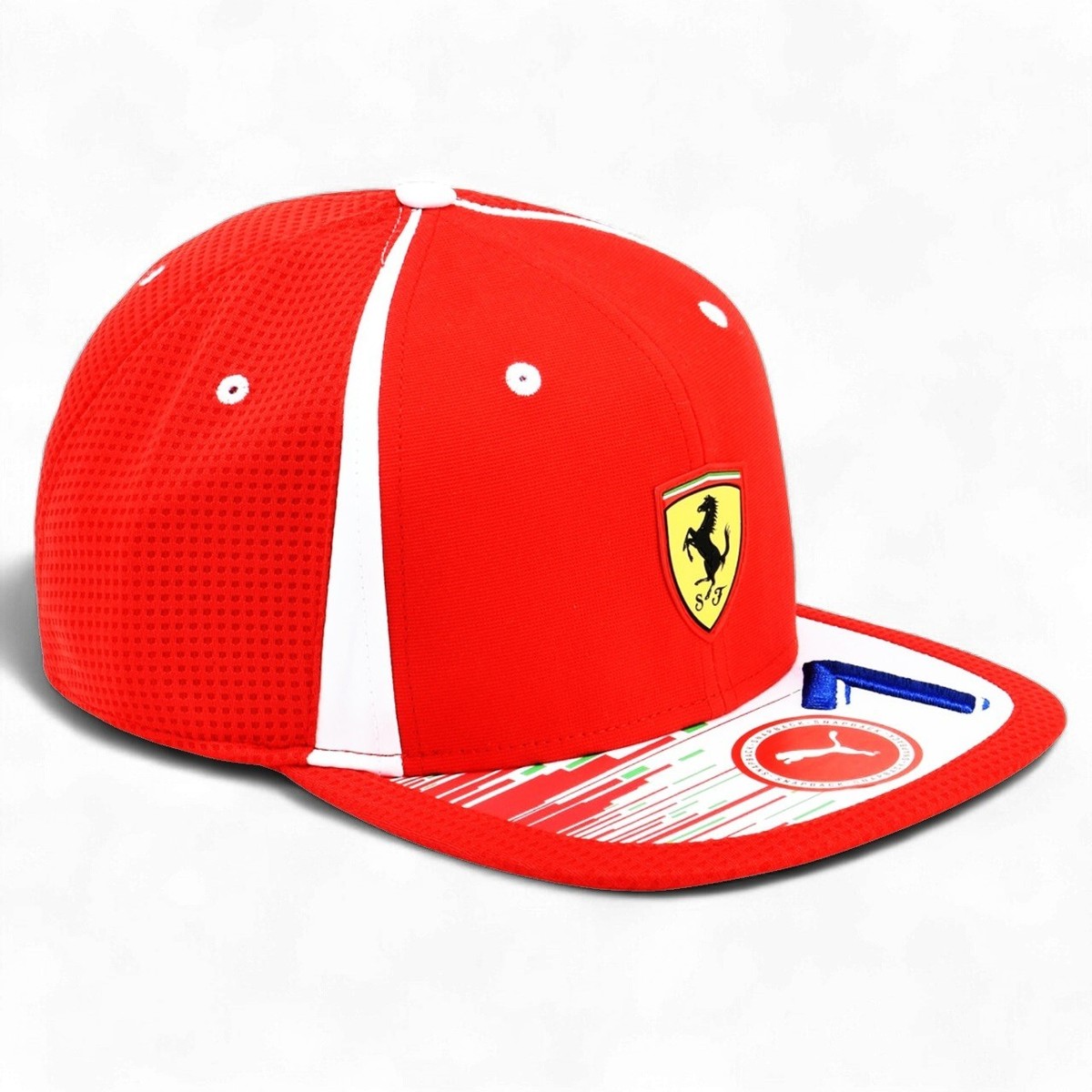 Kimi Raikkonen Scuderia Ferrari Racing Flat Brim Cap - Formula 1