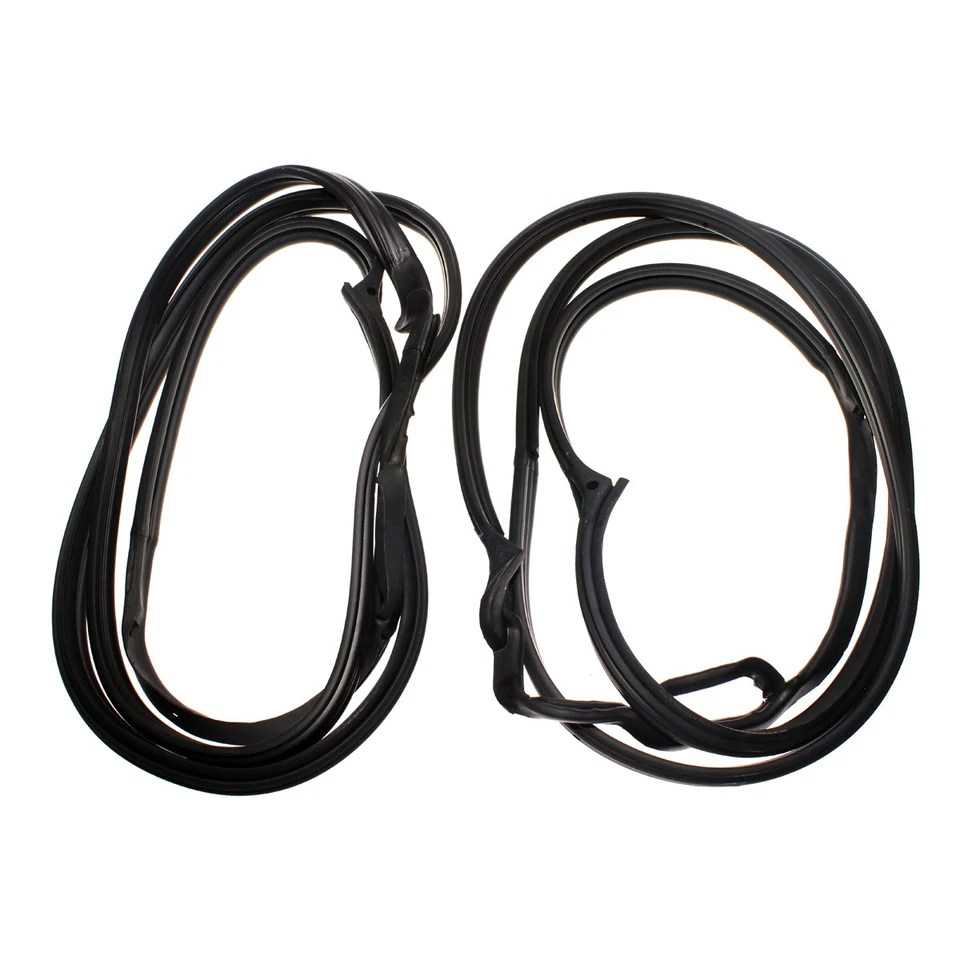 Rear Door Weatherstrip Set Fit Mercedes-Benz W201 Sedan 190 190E 190LE 1982-1993 - Image 3 of 4