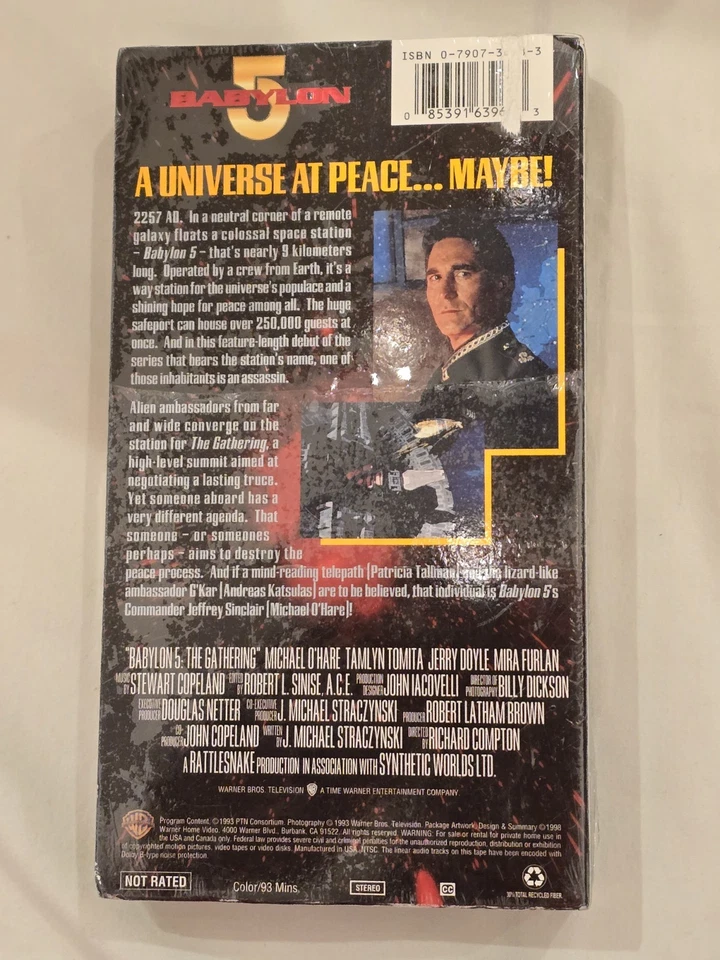 Babylon 5 Season 1 Vol. 1.1 New Sealed - VHS  - Image 2 of 3