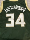 Giannis Antetokounmpo Signed Milwaukee Bucks #34 Jersey BAS Auth NBA