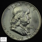 1949 S Franklin Silver Half Dollar 50C (Bright & Lustrous)