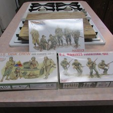 ICM 1/35th Scale Soviet Tank Crew Figure Set No. 35281 - WITH BOX 3 kits total