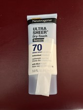 Neutrogena Ultra Sheer Dry-Touch Water Resistant SPF 70 Sunscreen Lotion, 3fl oz