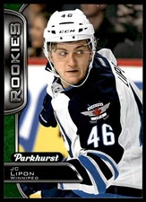 2016-17 PARKHURST ROOKIE GREEN J.C. Lipon -RC- Rookie Winnipeg Jets #357