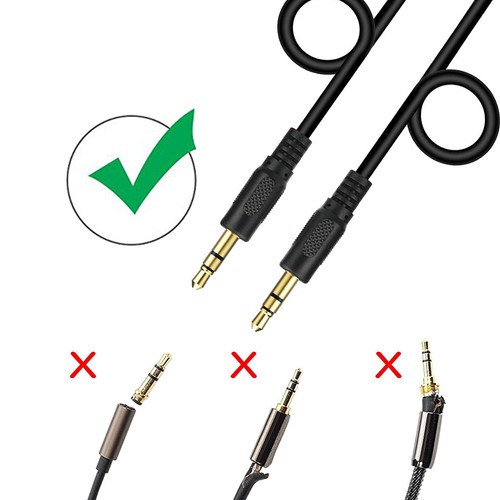 Premium Auxiliary Stereo 3.5mm Male to Male Gold Plated Cable for Car HiFi Beats - Picture 10 of 13