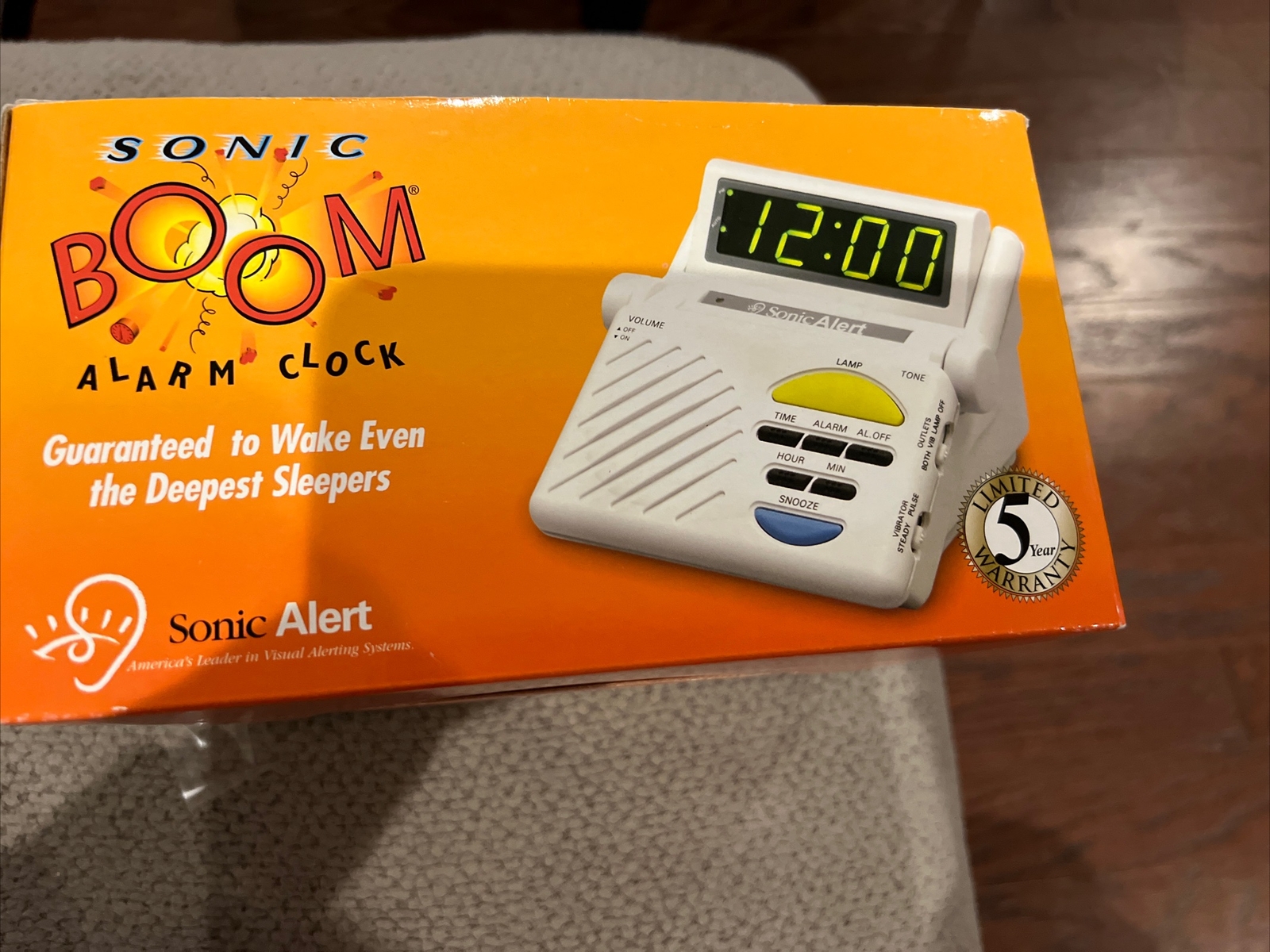The Sonic Boom Alarm Clock with Super Shaker SB1000 eBay