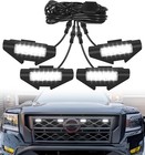 Grill Lights for Nissan Frontier 2022-2024 Front Bumper 4X X S SV SL Accessories