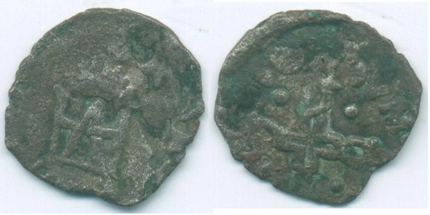 Henri II liard au monogramme seigneurie de Béarn - Photo 1/1