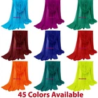 Chiffon Veils Belly Dance Scarf Neckerchief Hijab Tribal VOILE Bollywood Costume