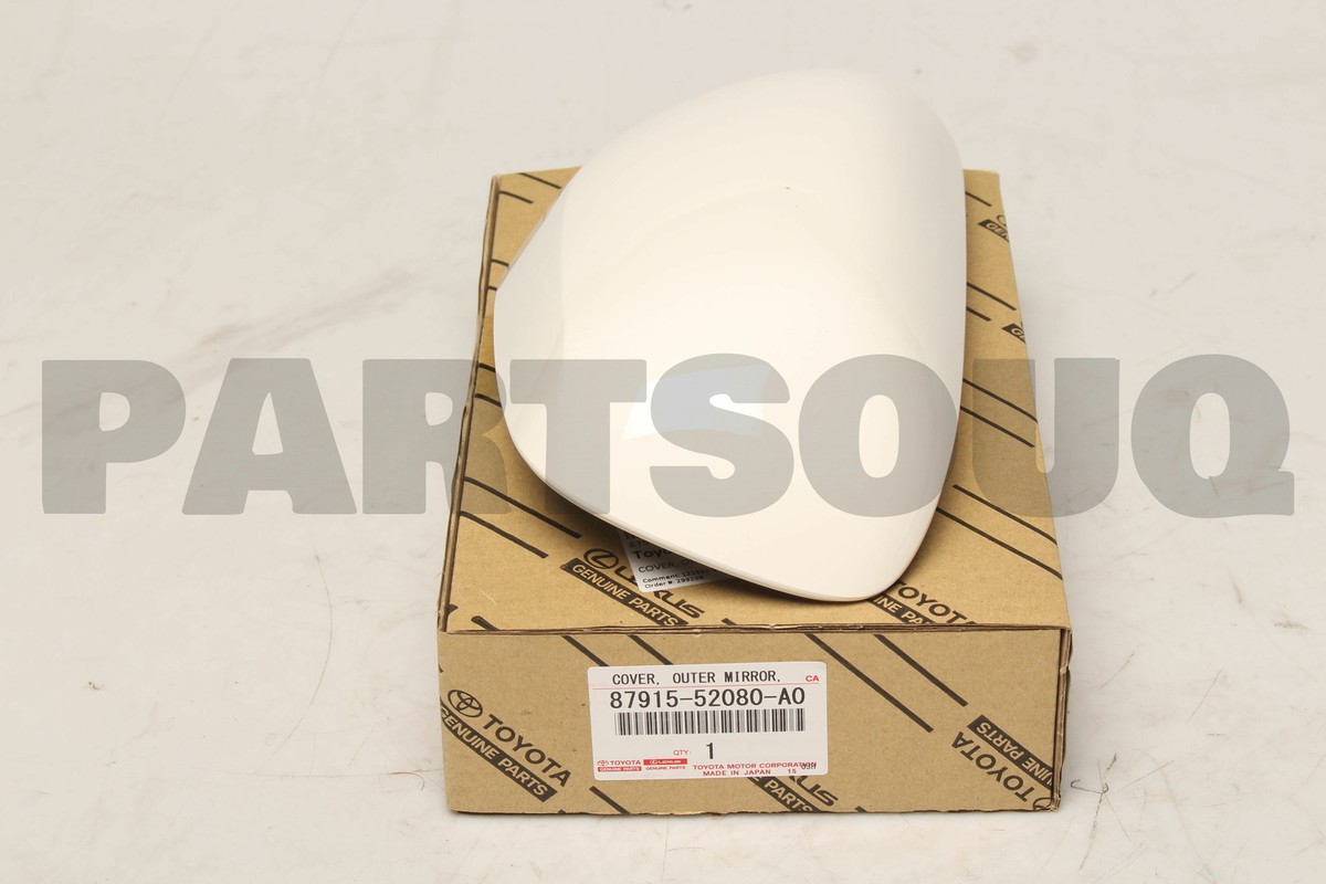 8791552080A0 Genuine Toyota COVER, OUTER MIRROR, RH 87915-52080-A0 