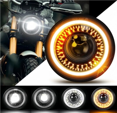 5.75 Zoll LED Scheinwerfer für Harley Sportster Iron 883/XL1200 Street Bob Motor