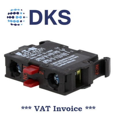 Eaton M22-KC01 Kontaktblock Öffner 22mm RMQ-Titan für Rückplatte 001833