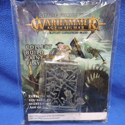 Getting Started With Warhammer Age Of Sigmar Starter Kit New + Stormcast Eternal