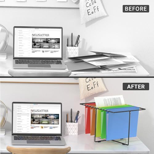 Legal/Letter Size Hanging File Folder Frame,Hanging Files Desk