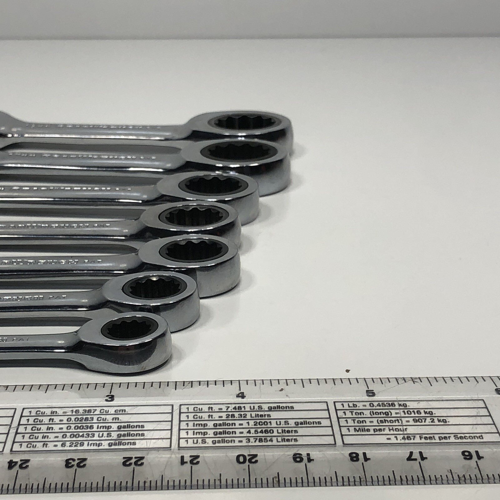 Gear Wrench Tools 7pc Metric Stubby Combination Ratcheting Wrench Set🔥