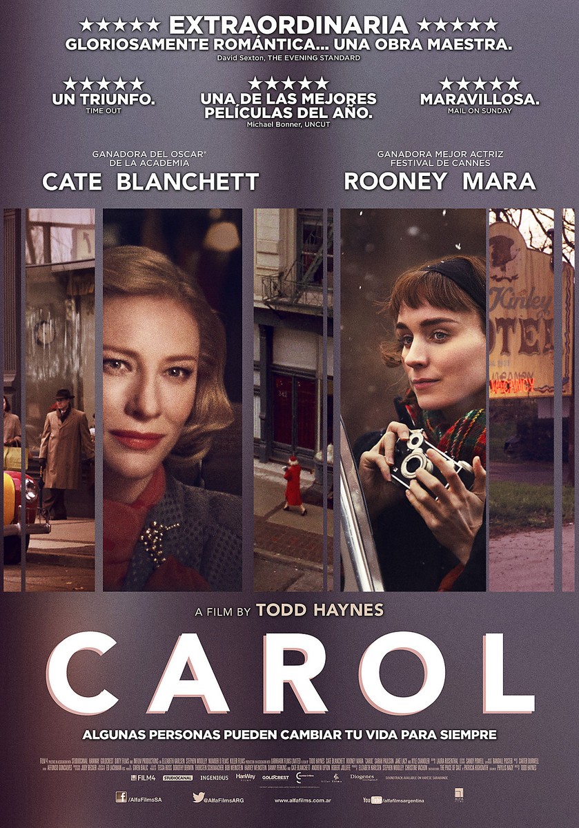 CAROL THE PRICE OF SALT POSTER CATE BLANCHETT ROONEY MARA TODD