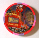 $5.00 CASINO CHIP "FREMONT HOTEL & CASINO" LAS VEGAS, NEVADA — photo 2