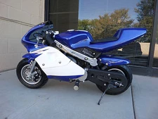 High Performance Honda clone  4 Stroke 40cc Blue Pocket Bike Mini Bike