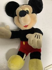 Disney Mickey Mouse Plush Stuffed Toy Authentic Disney World, Vintage