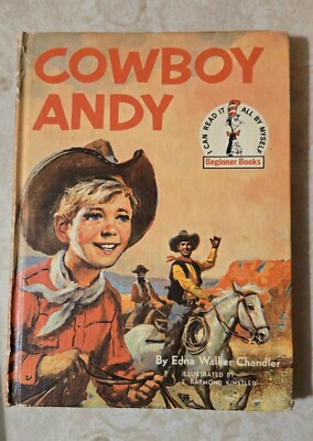 COWBOY ANDY 1959 HC 1959 2nd Print Edna Walker Chandler Dr Seuss
