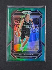 Becky Hammon #125 2023 WNBA Panini Prizm Basketball Green Prizm Las Vegas Aces